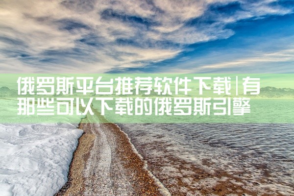 俄罗斯平台推荐软件下载