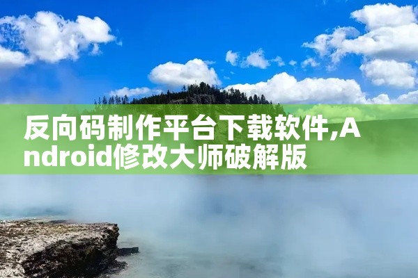 反向码制作平台下载软件