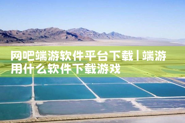 网吧端游软件平台下载