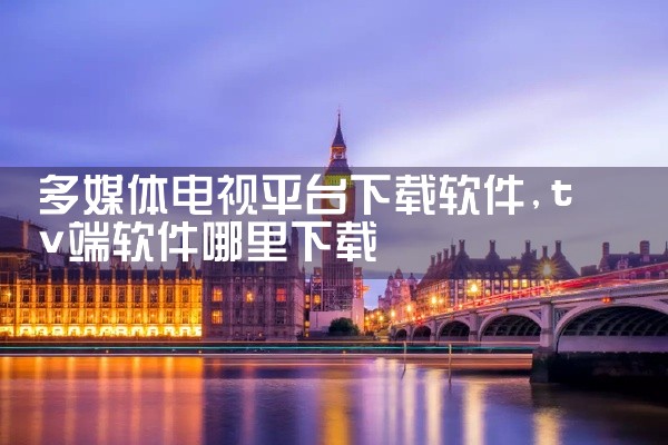 多媒体电视平台下载软件