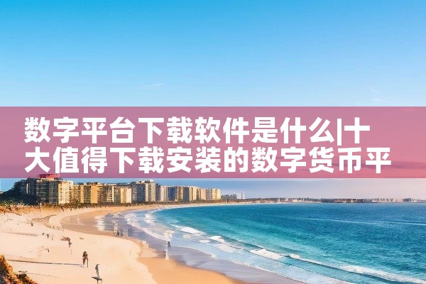 数字平台下载软件是什么