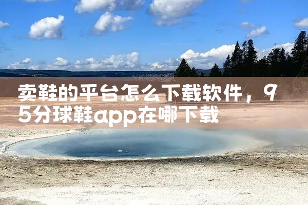 卖鞋的平台怎么下载软件